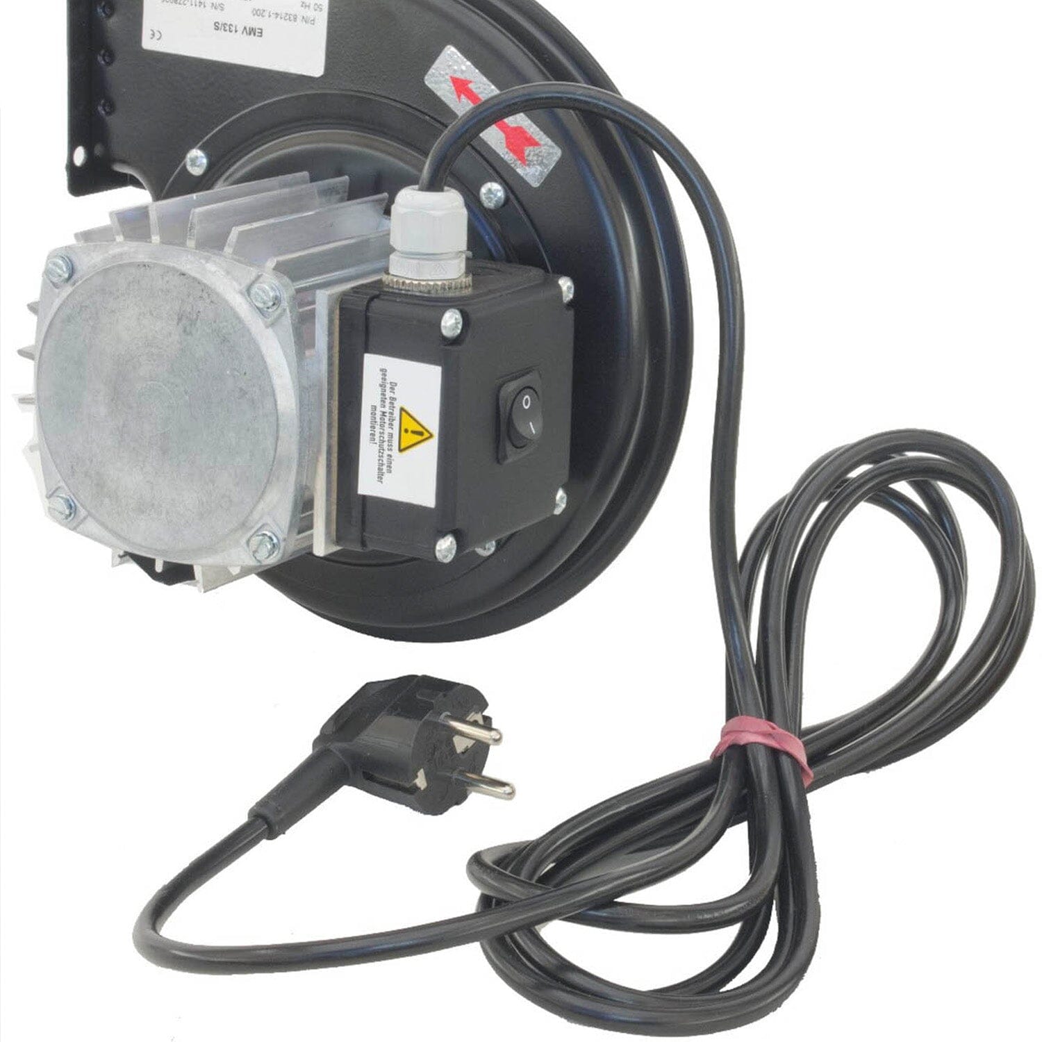 Aanjager ventilator EMV 133/S - 230 V zijaanzicht