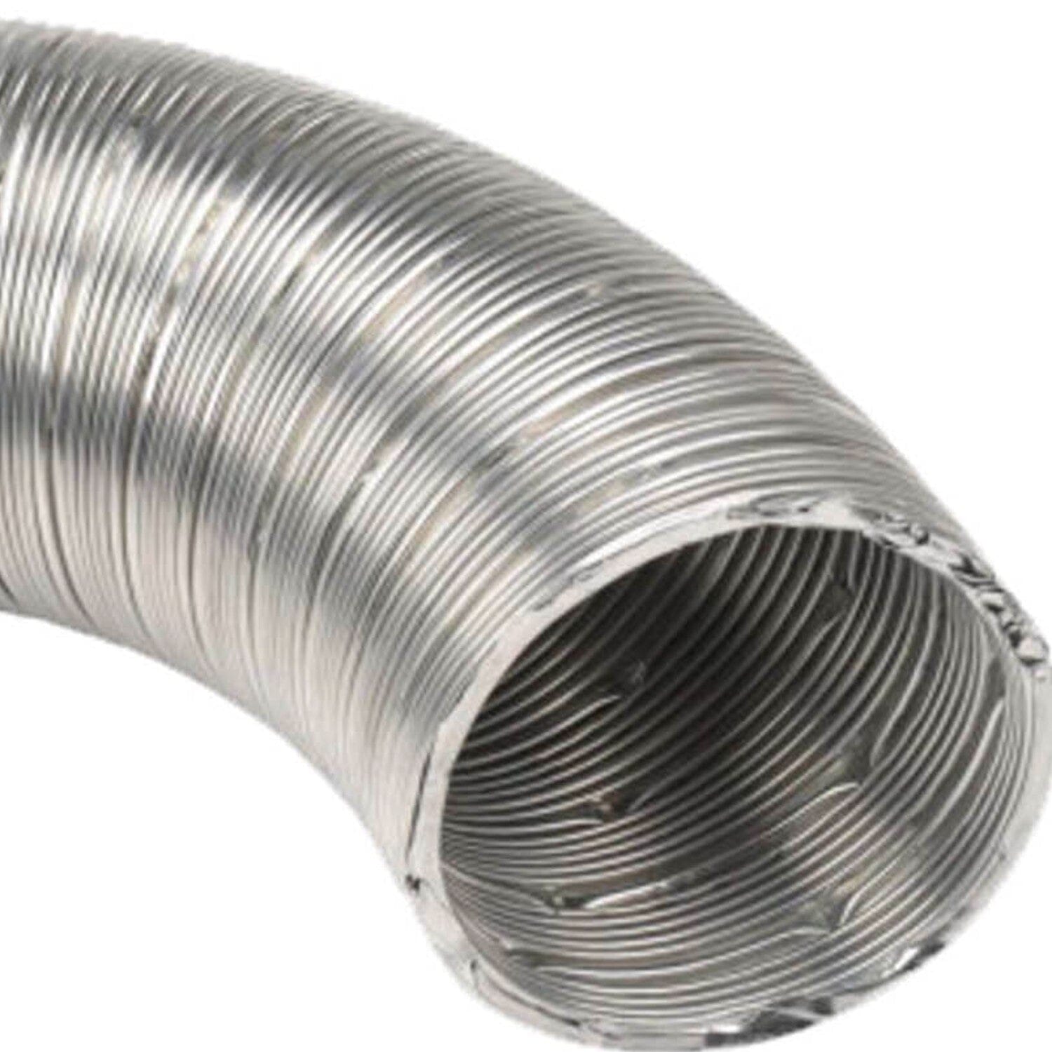 Aluminium slang ø 100 mm - 3-laags Binnenkant