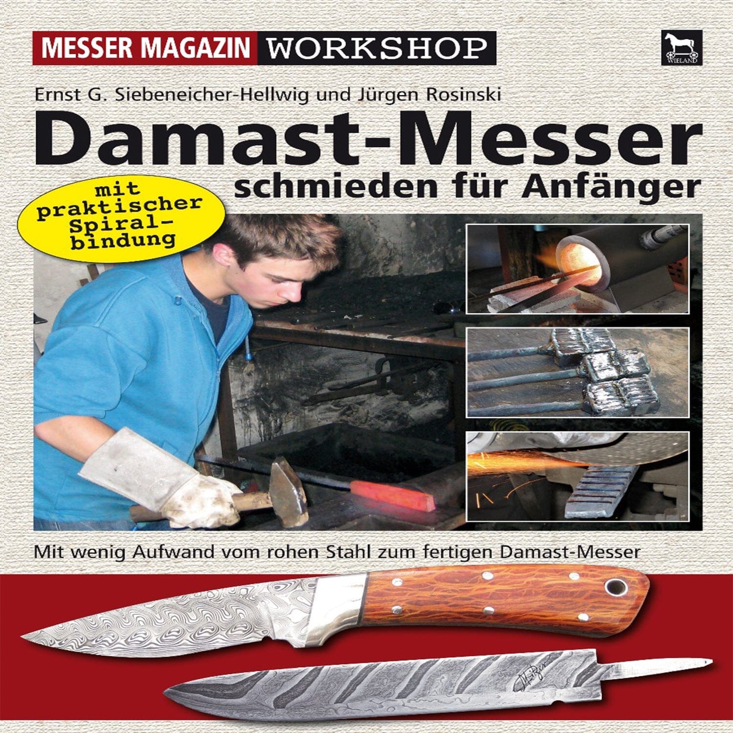 Boek Damascusmessen smeden voor beginners Vooraanzicht