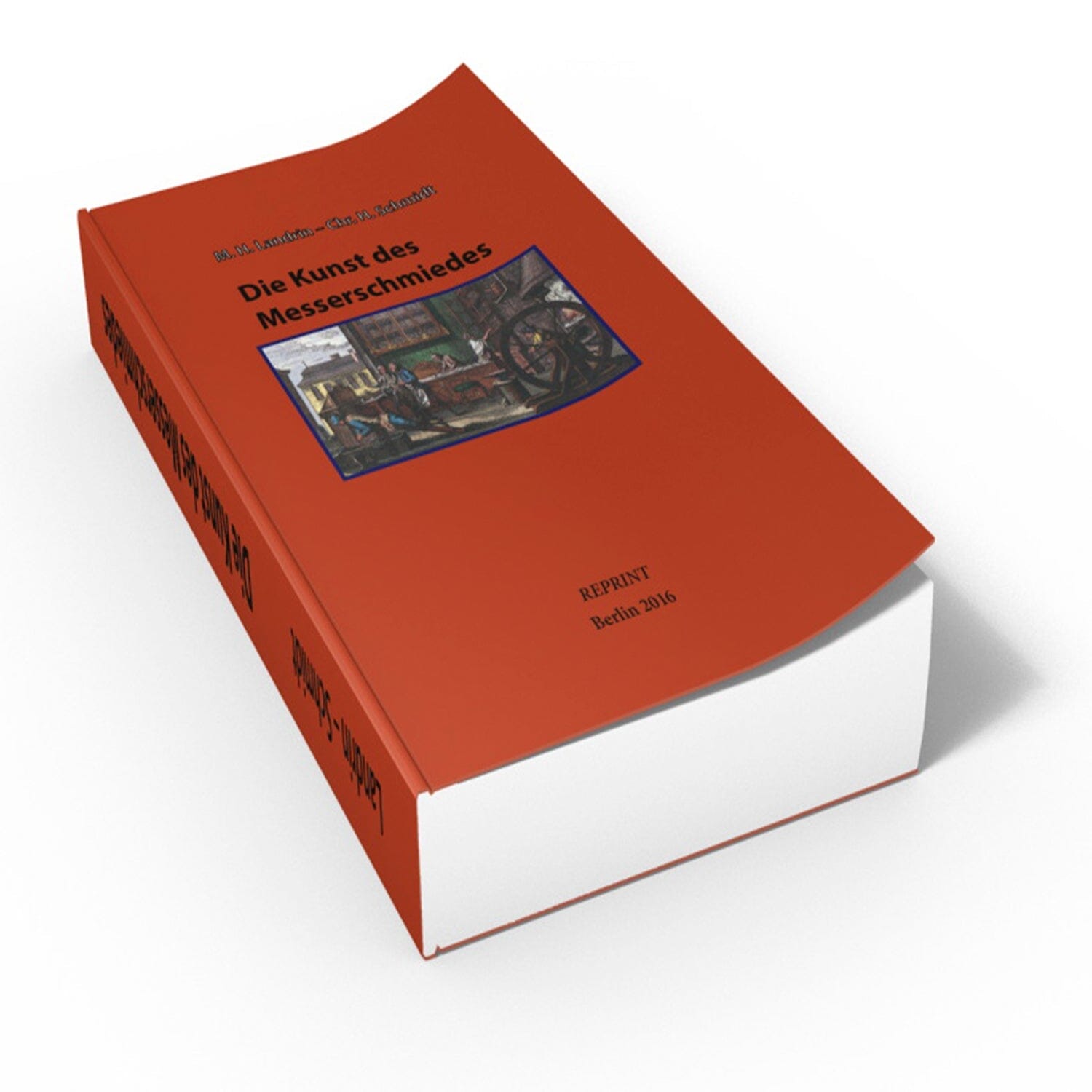 Boek - De kunst van de messenmaker 1836 Vooraanzicht