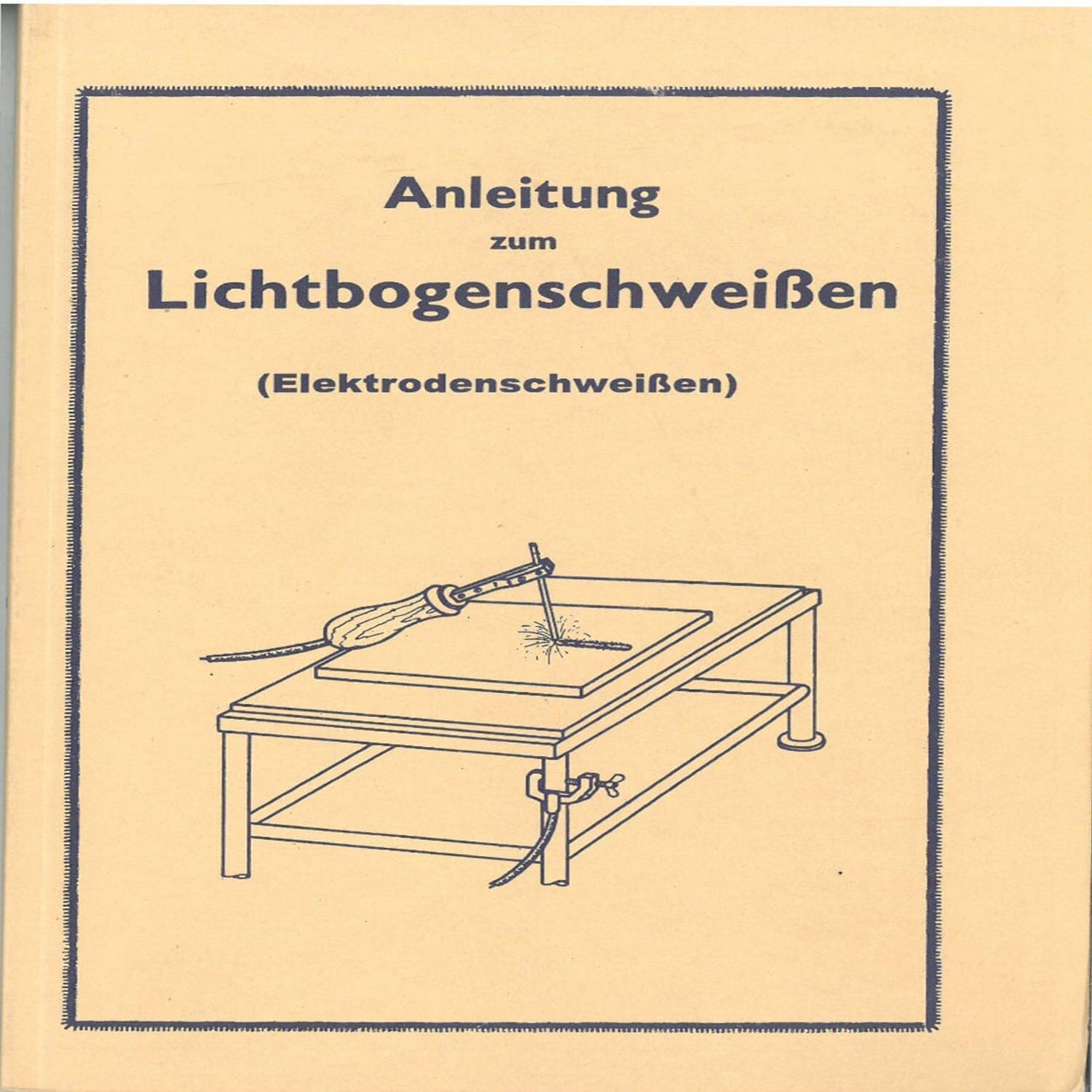 Boek Elektrode lassen - Duitstalig Vooraanzicht