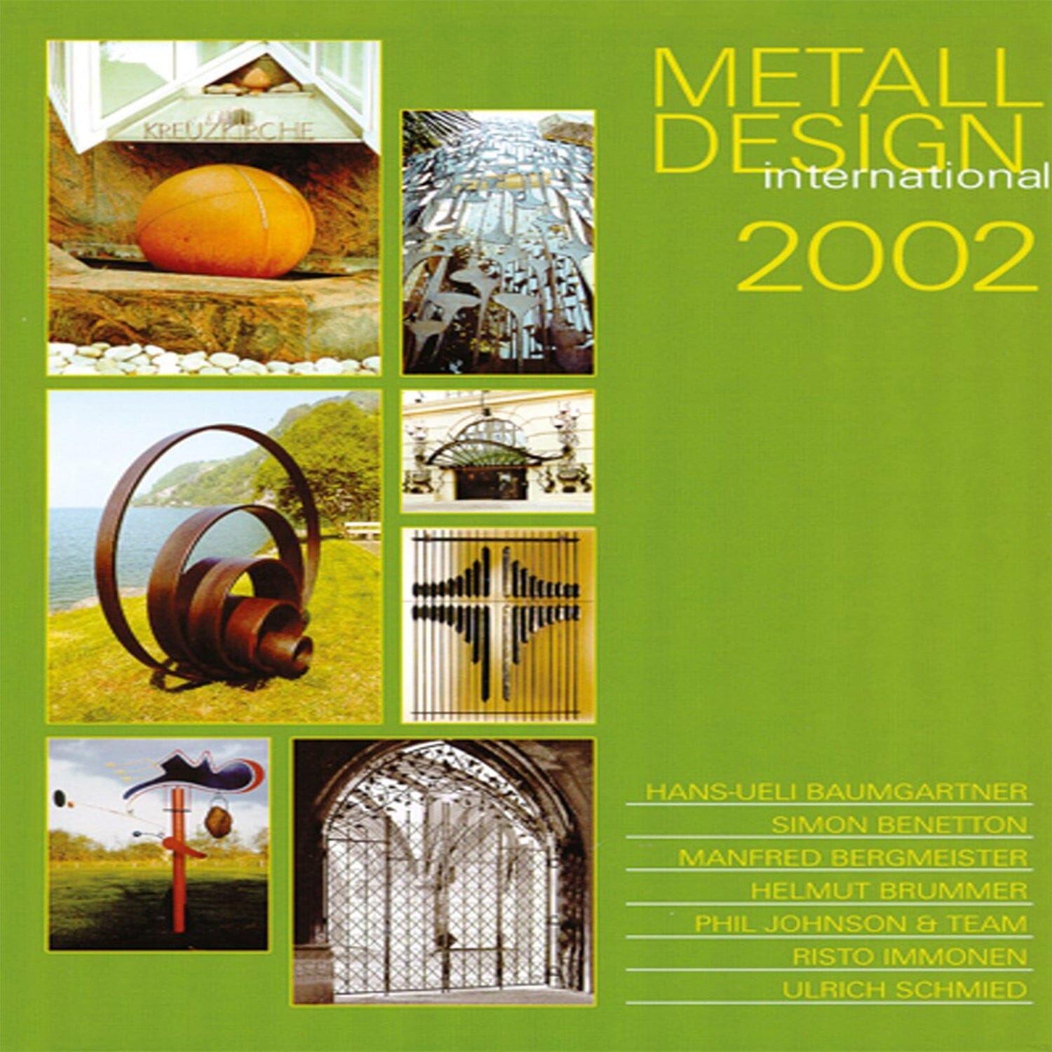 Boek Metaalontwerp internationaal 2002 Vooraanzicht