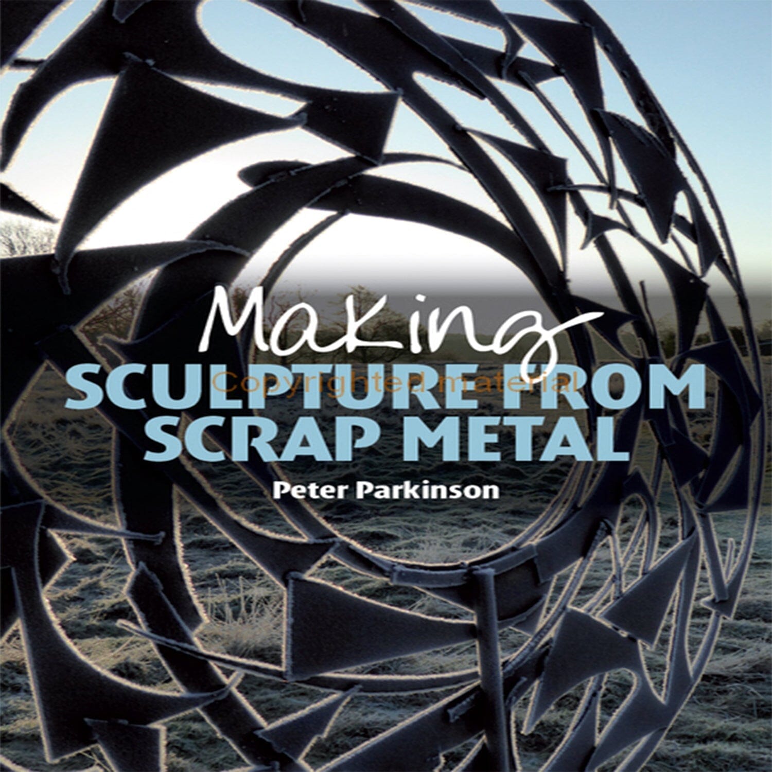 Boek Sculptuur maken van metaalschroot Vooraanzicht