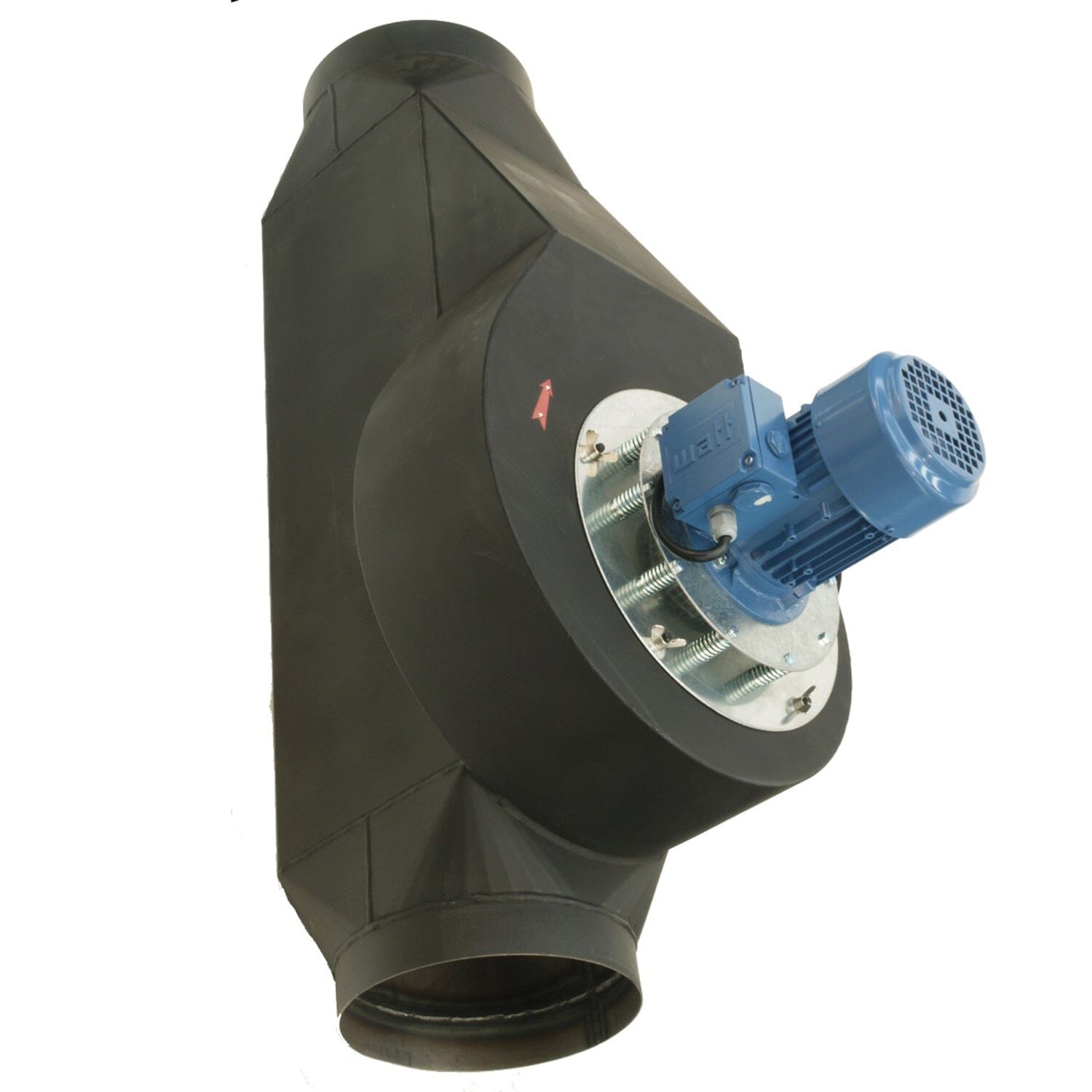 Buisventilator R 5R-4 1400 400V Zijaanzicht
