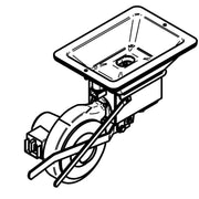 Complete vuurpot type EE-5/RD-0 400 V technische tekening