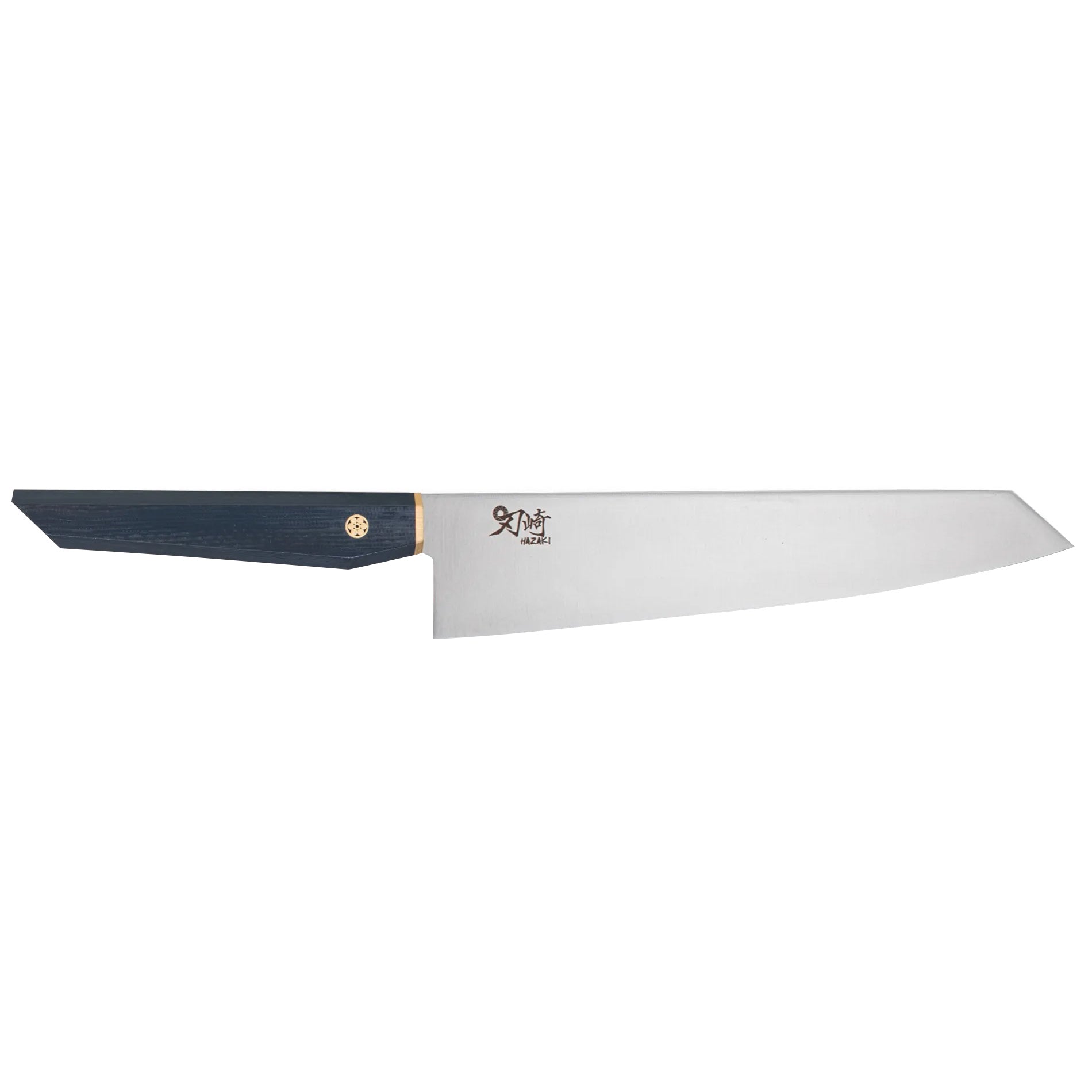 Hazaki Classic Santoku Dark Grey 210 mm zijaanzicht