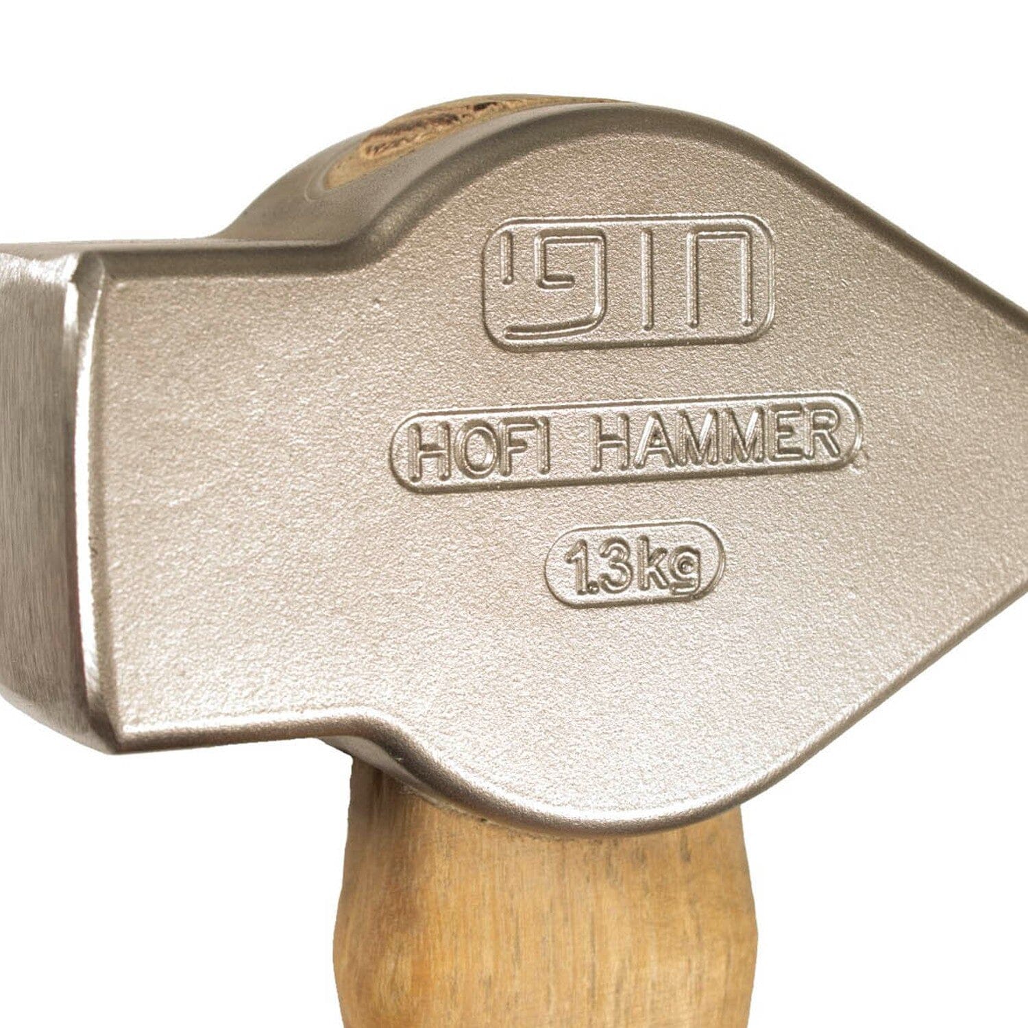 Hofihamer van CrMo gereedschapsstaal 1,3 kg Detail