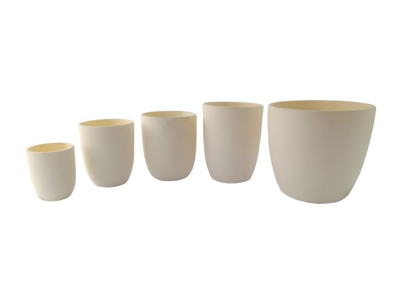 Keramische smeltkroes 2.000 ml tot 1.700 °C Maatindicatie