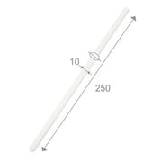 Kwarts roerstaaf 10 x 250 mm Maatindicatie