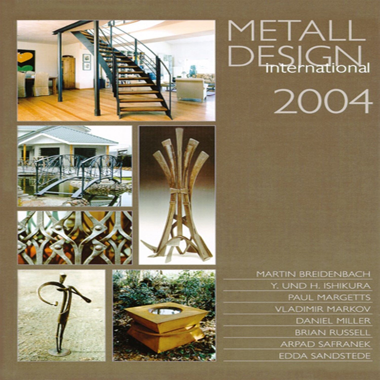 Metaalontwerp internationaal 2004 - boek Vooraanzicht
