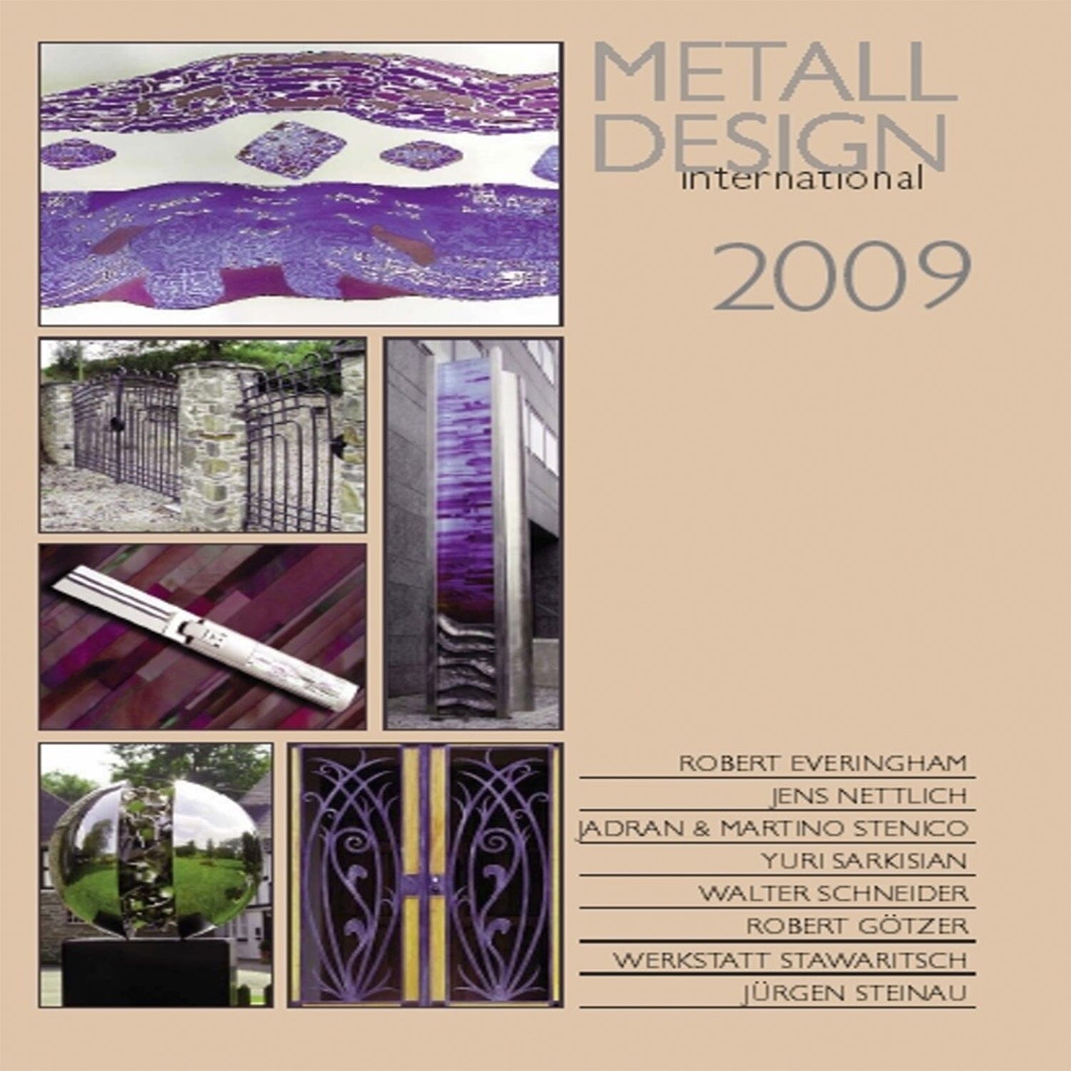 Metaalontwerp internationaal 2009 - jaarboek Vooraanzicht