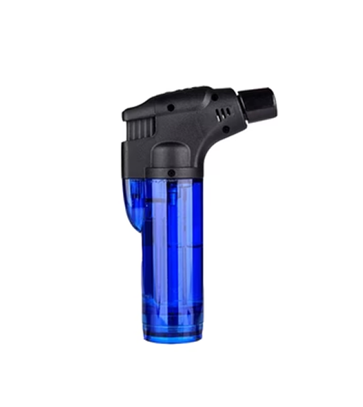 Mini gas burner fireworks / lighter zijaanzicht