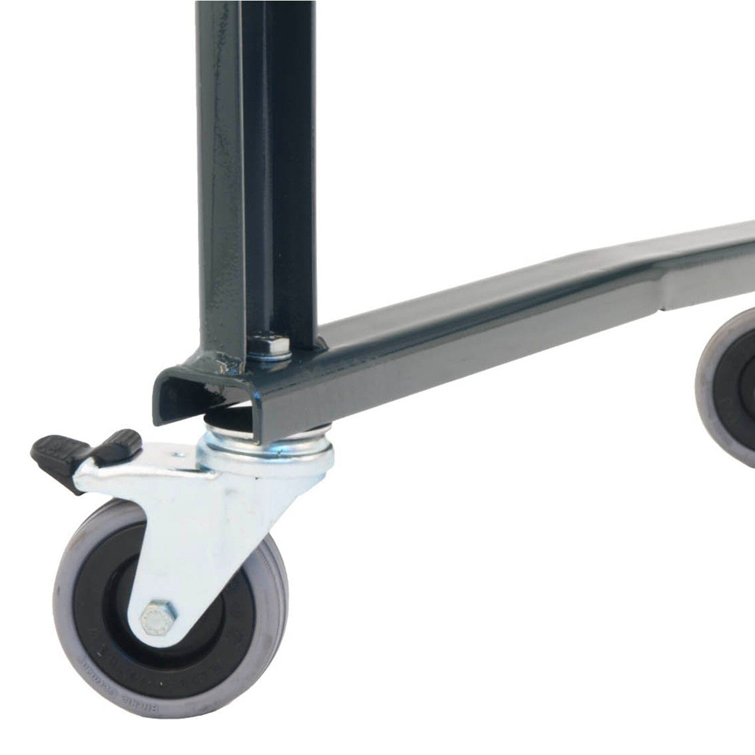 Opschroefbare zwenkwielen set 4 stuks 75 x 25 mm Detail