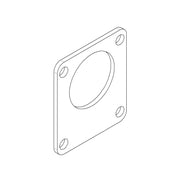 Pakking handventilator H-11 115 x 100 mm Technische tekening