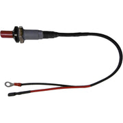 Piëzo drukknop met kabel - ø 18 mm Zijaanzicht