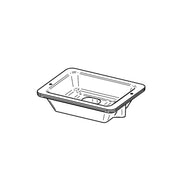 Reserve vuurpot maat 3 voor houtskoolkachels Technische tekening