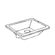 Reserve vuurpot maat 5 - gietijzer Technische tekening