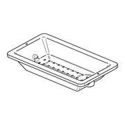 Reserve vuurpot maat 7 - gietijzer Technische tekening