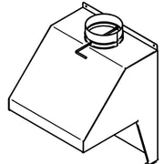Rookgasafvoer type R-2.3 ø 250 mm Technische tekening