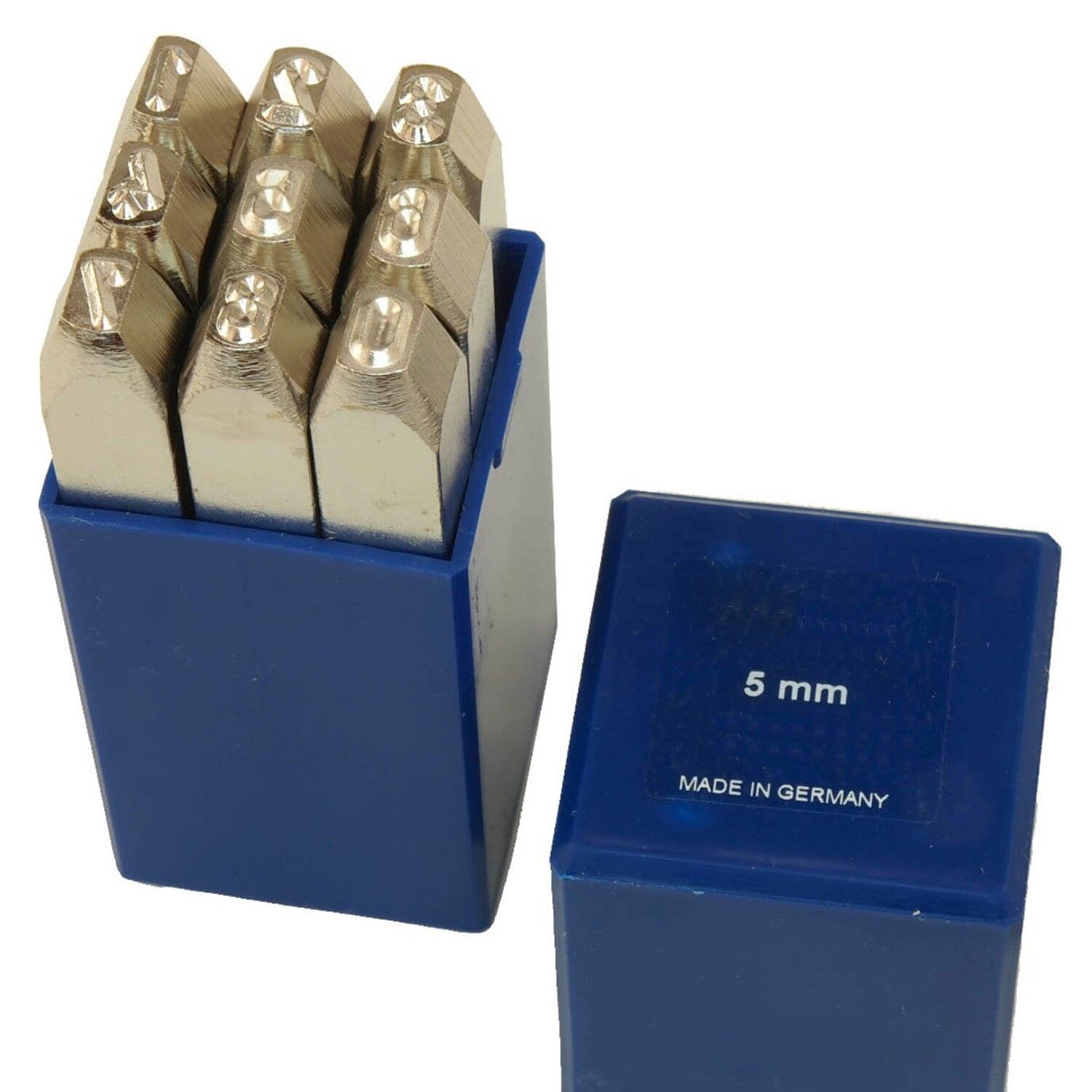 Slagcijfers 5 mm vernikkeld Met verpakking
