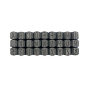 Slagletters A-Z 5 mm Inhoud verpakking