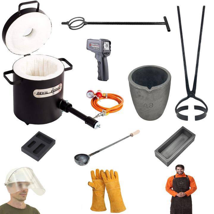 Smeltoven pakket voor gevorderden inhoud verpakking