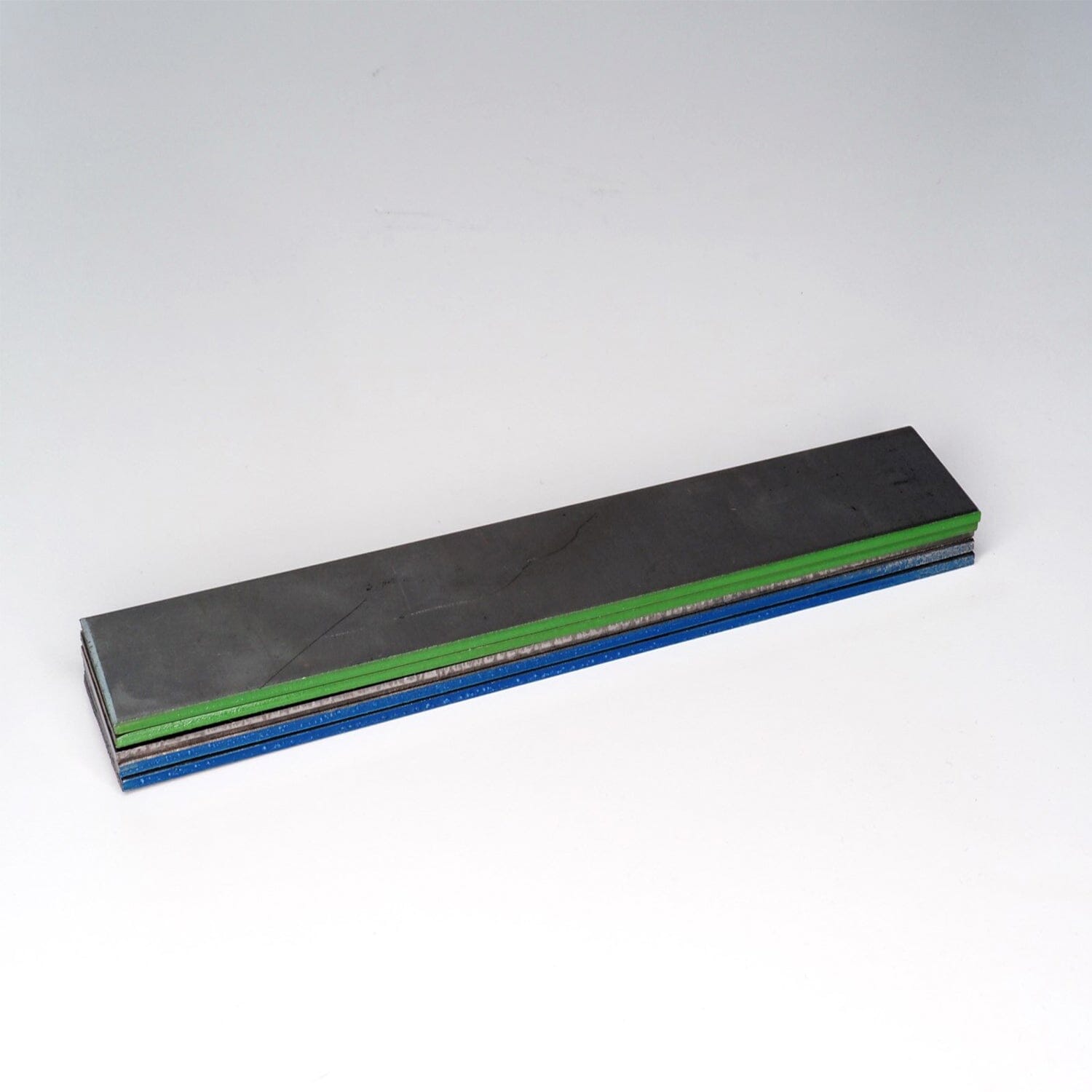 Stafmateriaal voor damast messen 180 x 30 x 2 mm Boven aanzicht