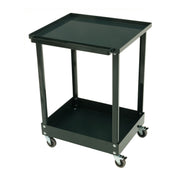 Stalen werktafel op wielen 600 x 500 mm Vooraanzicht