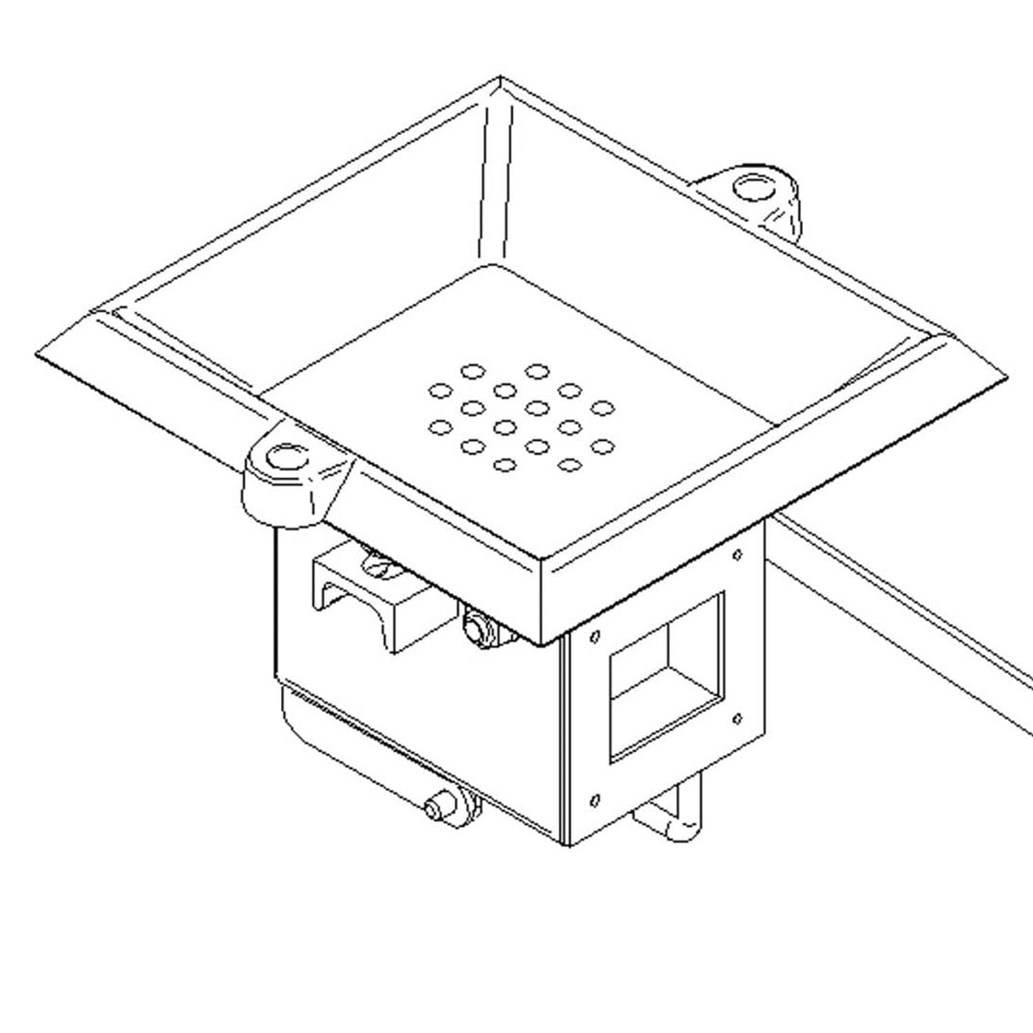 Vuurpot EE-1 Hobby zonder aanjager, voor ATV 125 Technische tekening