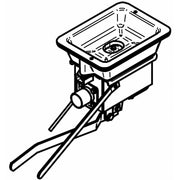 Vuurpot type EE-2 gietijzer technische tekening