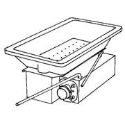 Vuurpot type EE-7 Langvuur technische tekening